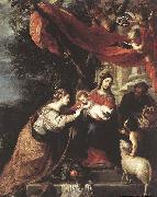 CEREZO, Mateo The Mystic Marriage of St Catherine oil painting reproduction